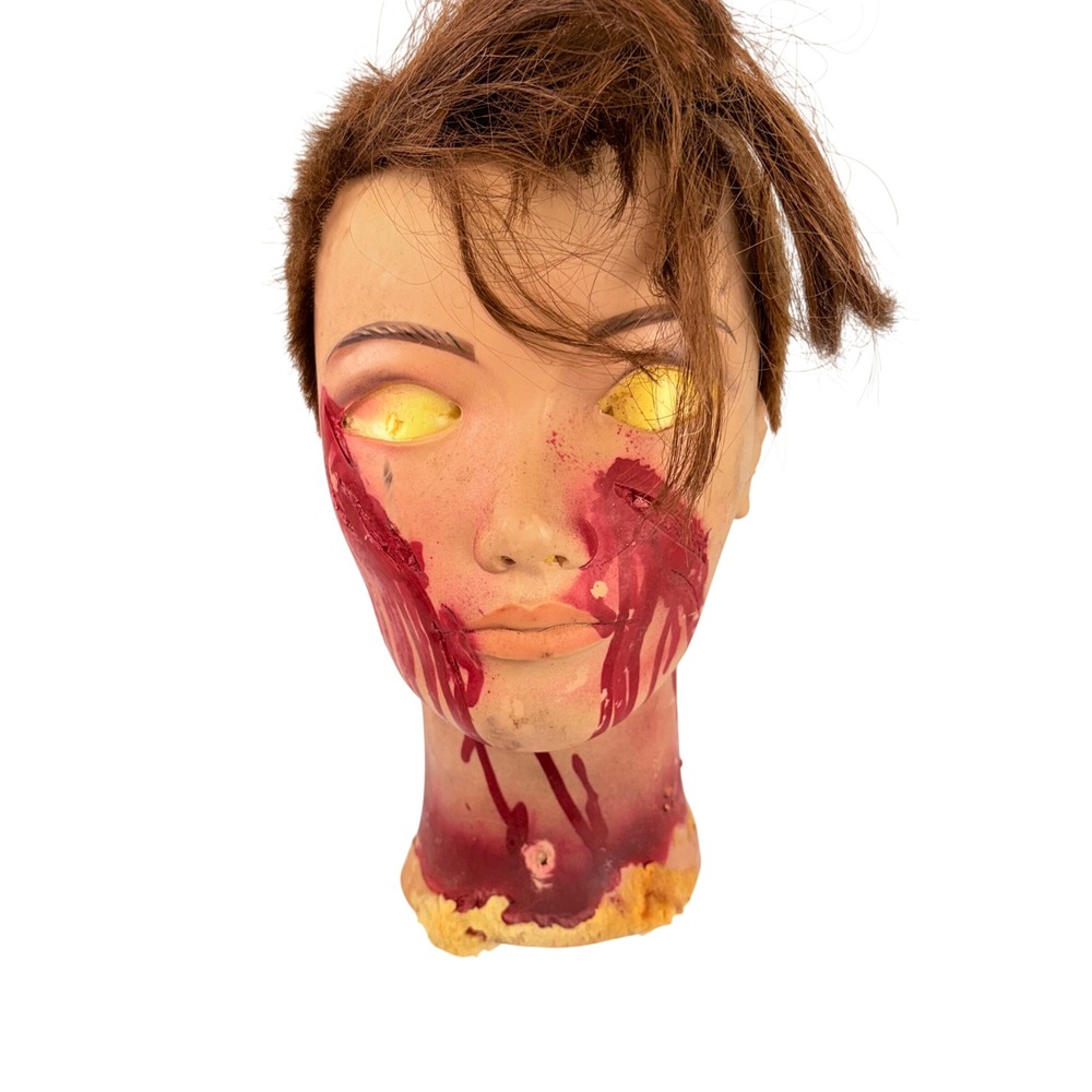 Anatomical Head Halloween Haunted House Prop 11" Gory Horror Creepy Decor